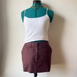 Forever 21 Brown linen Skirt